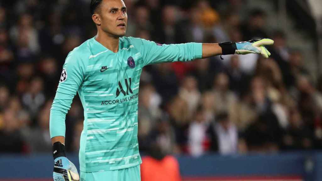 Una foto de Keylor Navas durante el PSG - Real Madrid / EFE