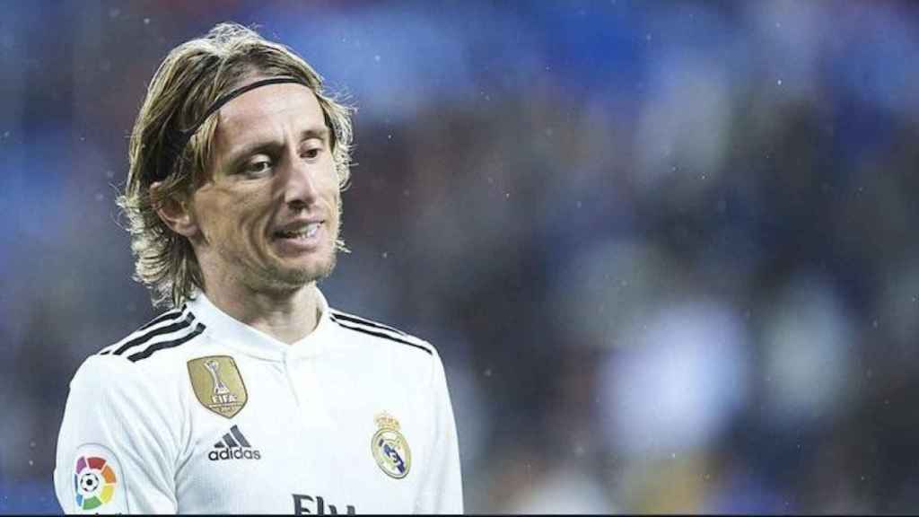 Una foto de Luka Modric durante un partido del Real Madrid / EFE