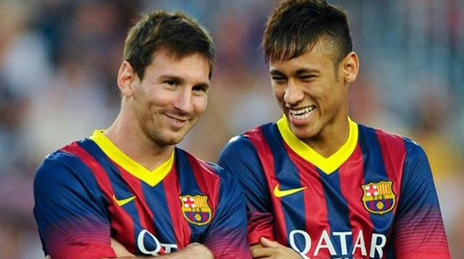 Una foto de archivo de Neymar y Messi / EFE