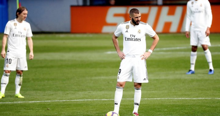 Benzema, Modric y Varane en Eibar / EFE