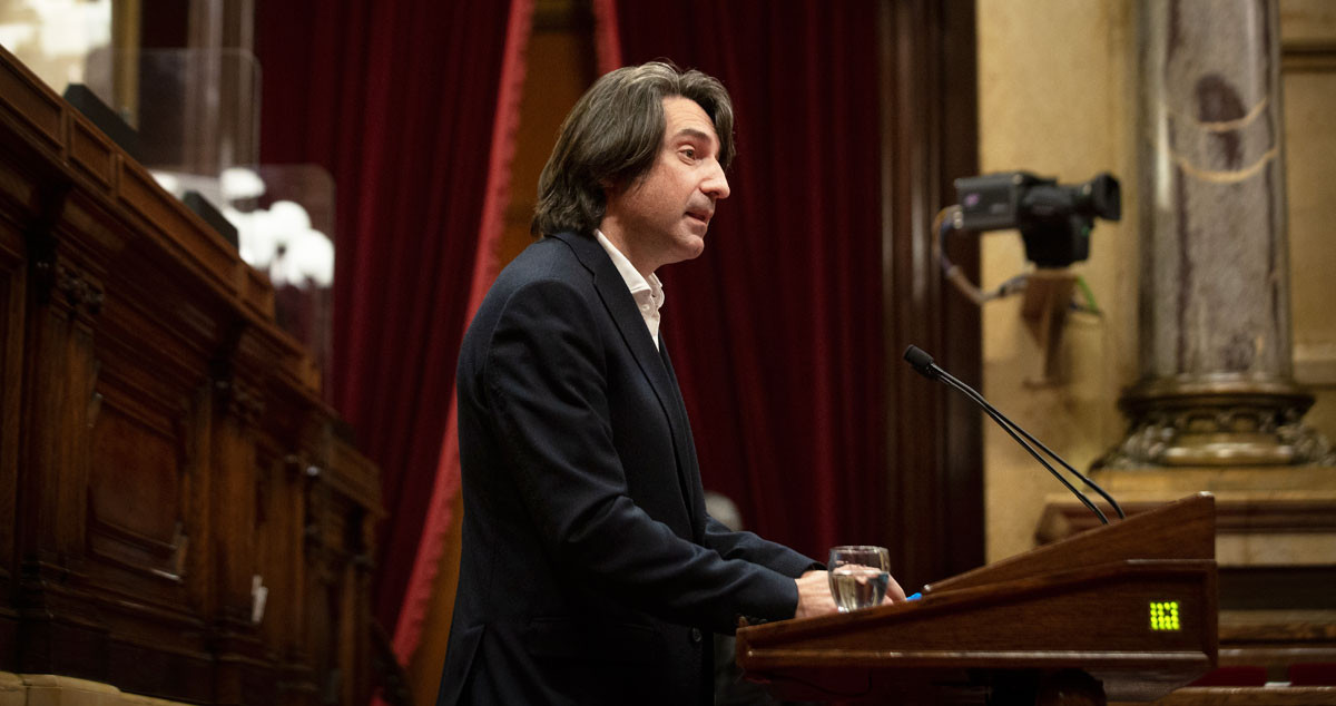 Francesc de Dalmases, diputado de Junts, en el Parlamento catalán / EP