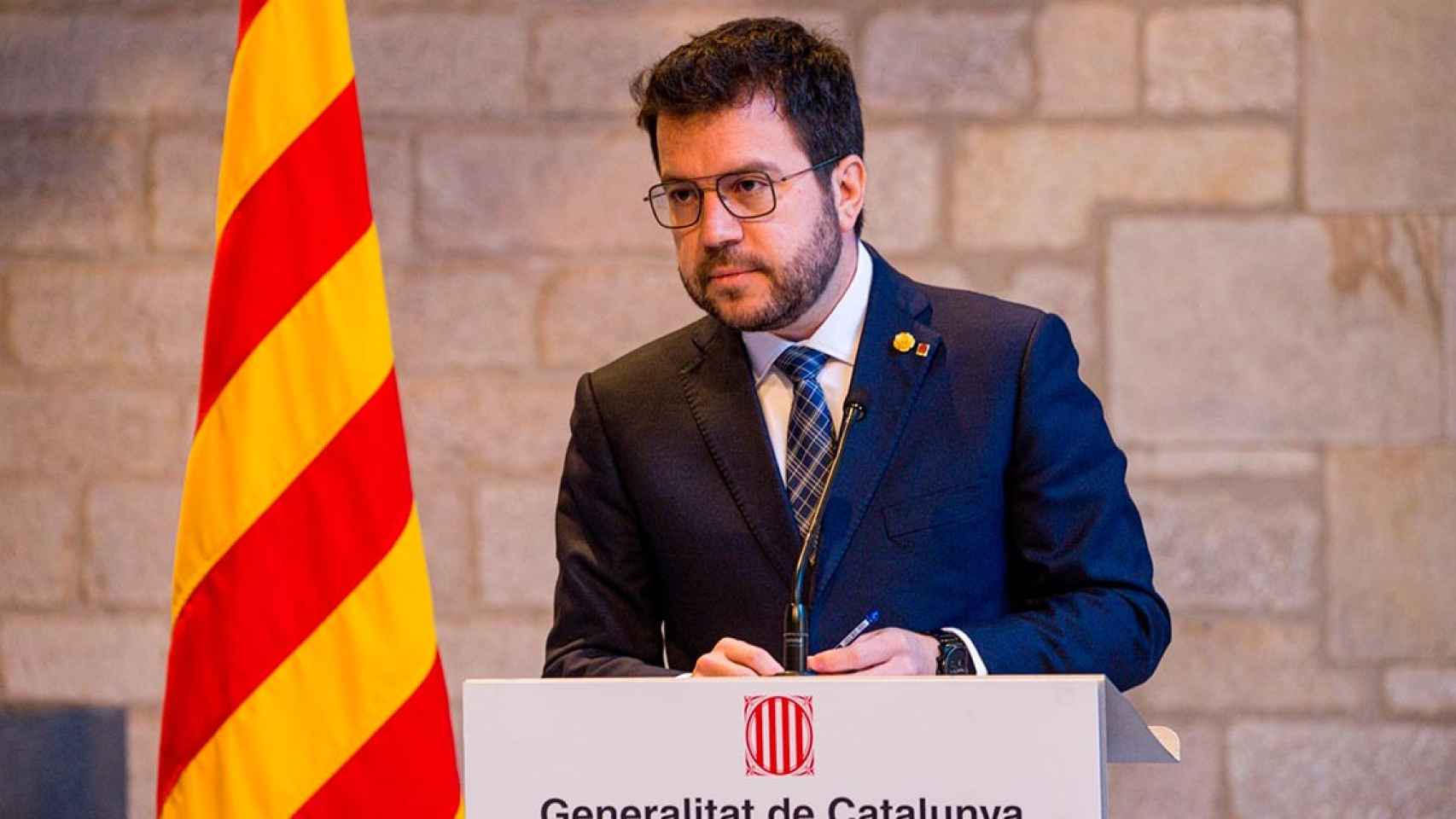 El presidente de la Generalitat, Pere Aragonès, en una imagen de archivo / EUROPA PRESS