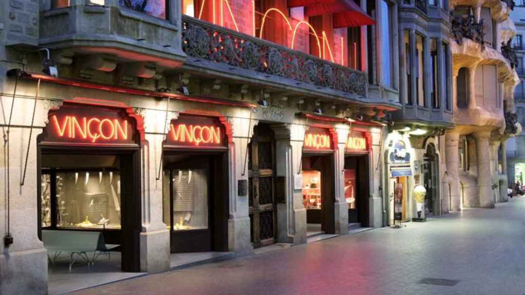 La tienda Vinçon en el Paseo de Gracia de Barcelona