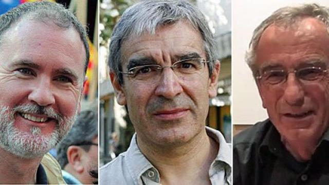Los alcaldables Àlex Acero, Josep Manel Ximenis y Jordi Fornas
