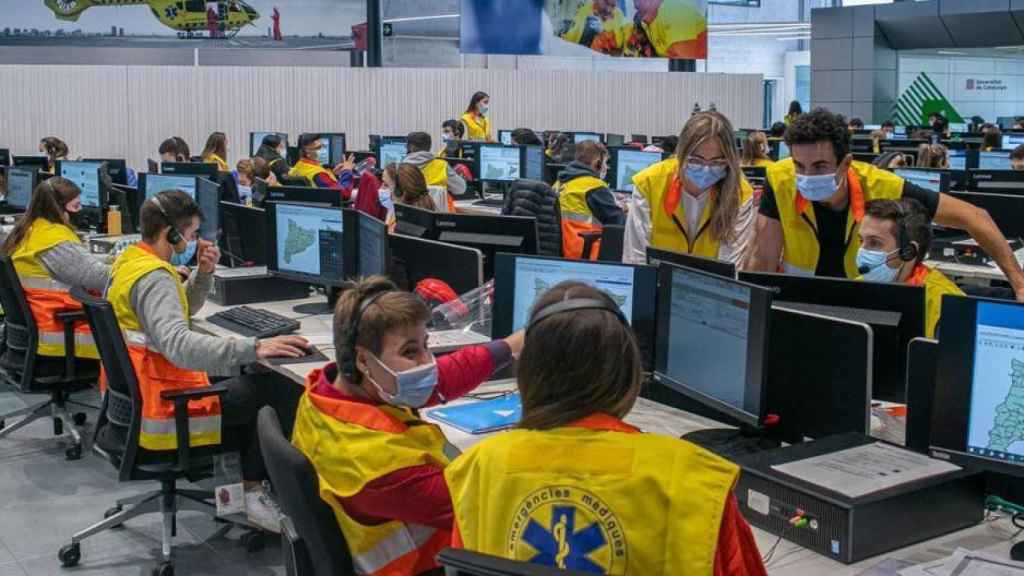 Sala de atención telefónica del 061