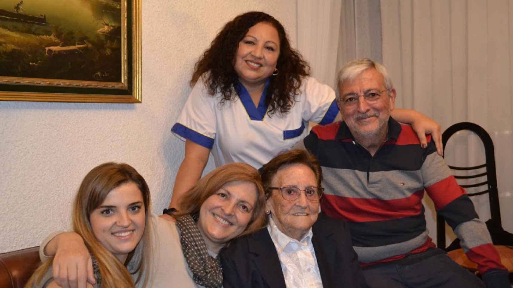 familia y personas mayores con ayuda domiciliaria