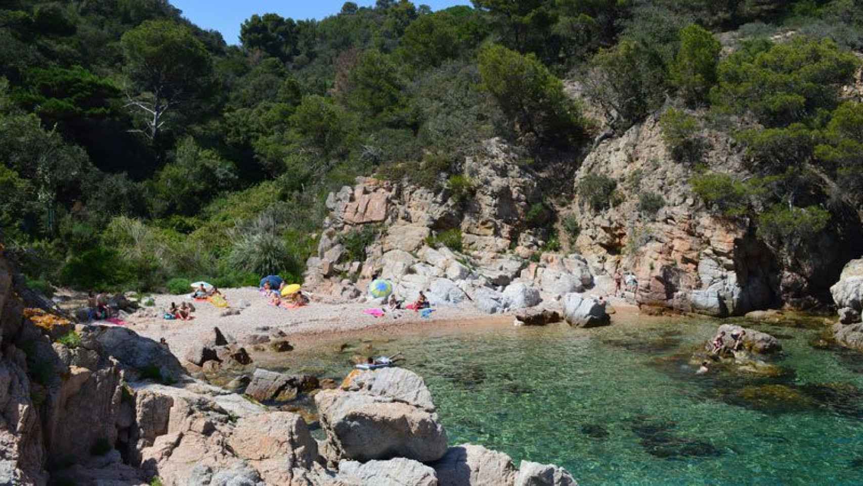 Cala Morisca, en Tossa de Mar (Girona)