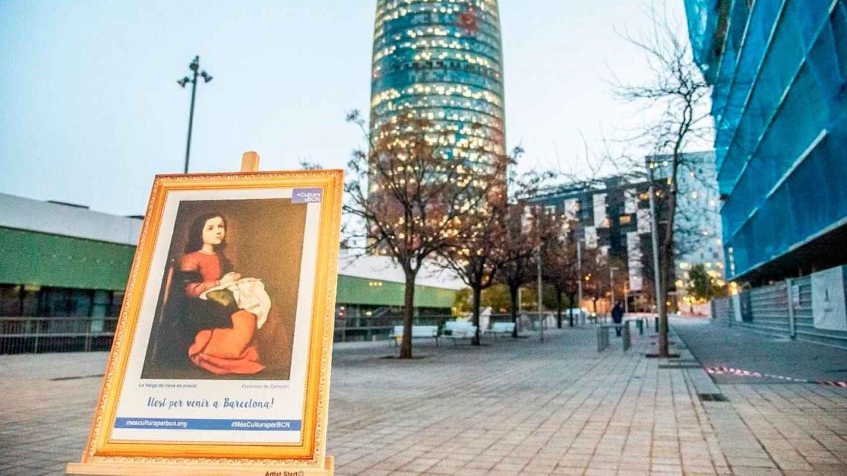 Imagen de una campaña anterior de Més Cultura per a Barcelona a favor del Hermitage / CG