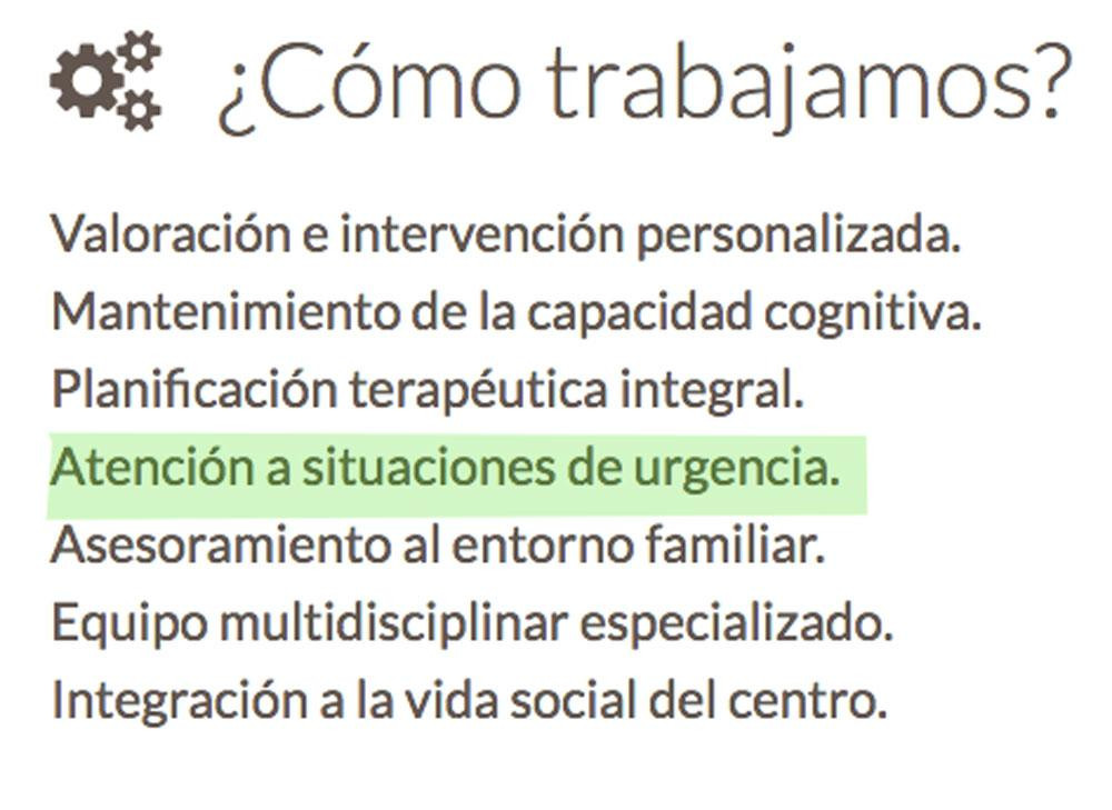 DomusVi aseguraba que ofrecía atención a las situaciones de urgencia con los mayores / CG