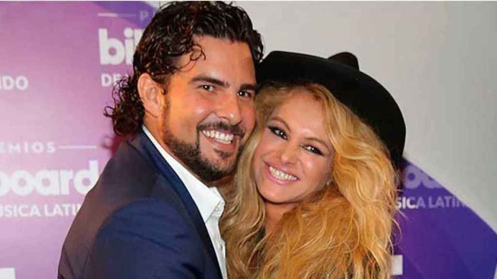 Paulina Rubio y Gerardo Bazúa en una foto de archivo