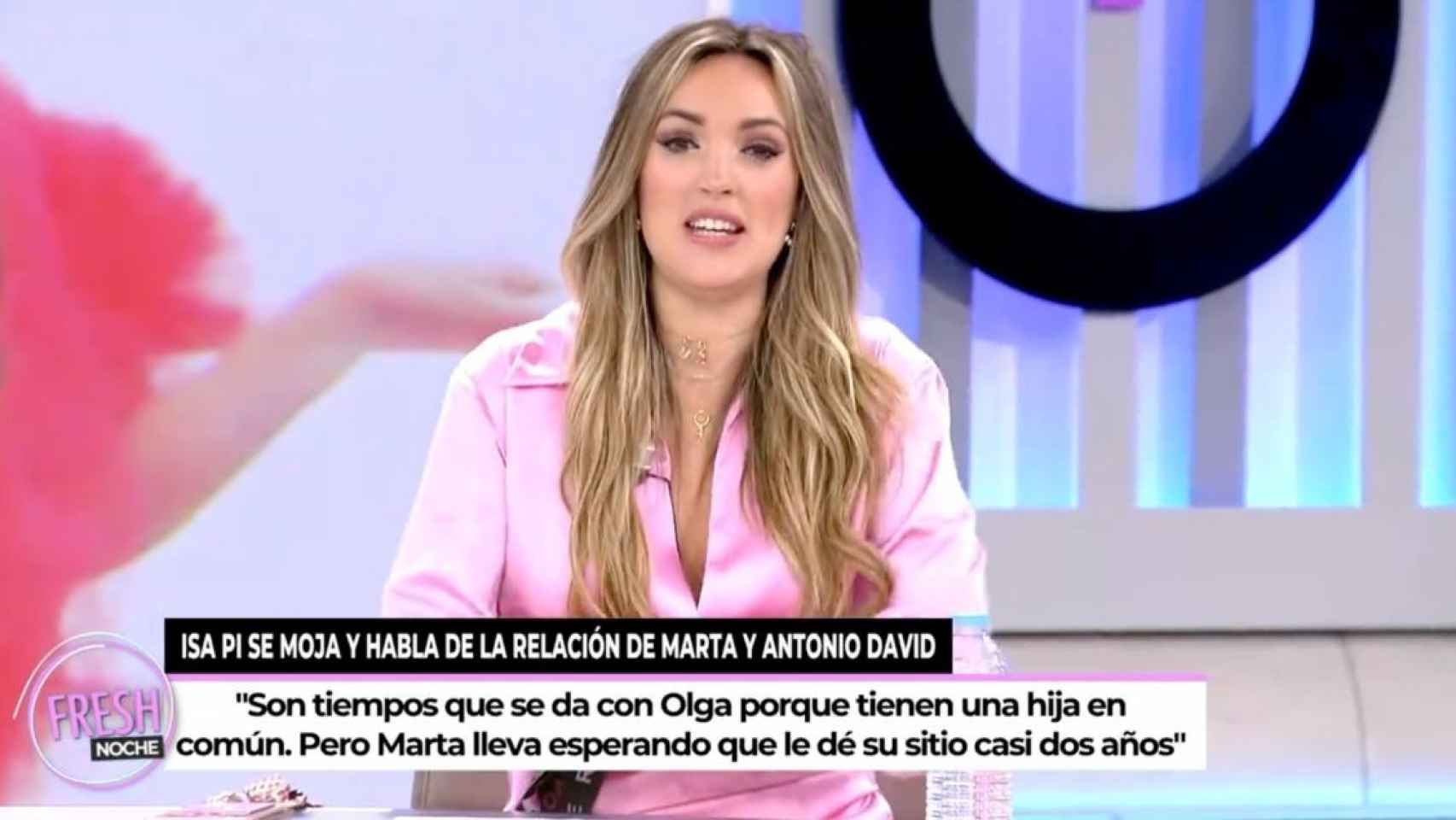 Marta Riesco en 'Ya son las ocho' / MEDIASET