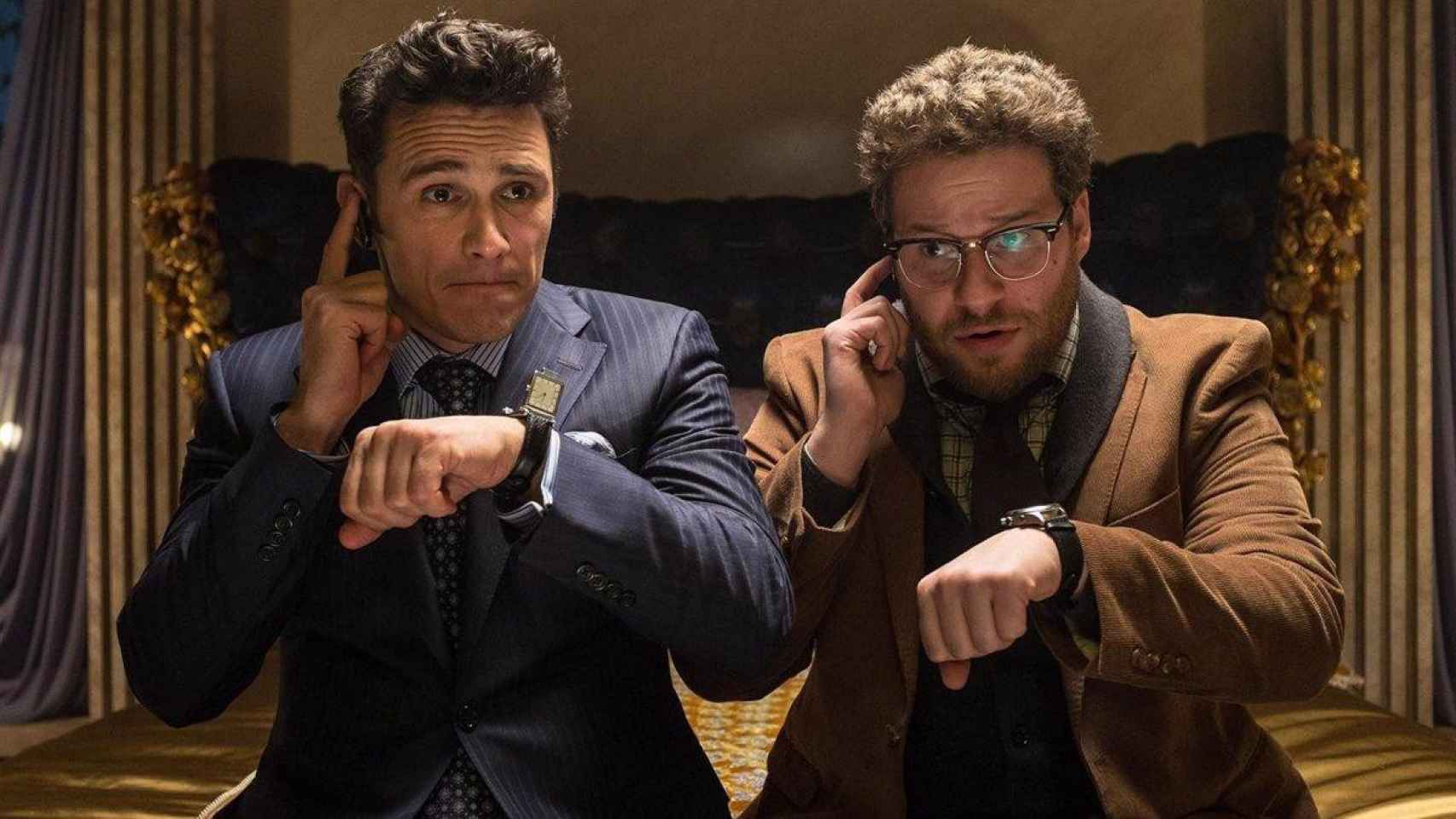 Los actores James Franco y Seth Rogen en la película 'The Interview' / EP