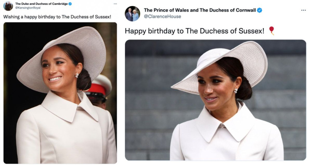 Las felicitaciones a Meghan Markle / TWITTER