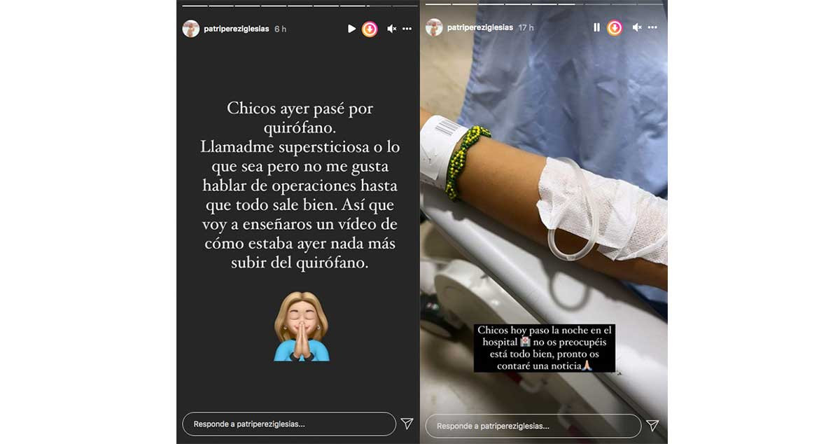 Historias de Patry Pérez en Instagram / @patripereziglesias