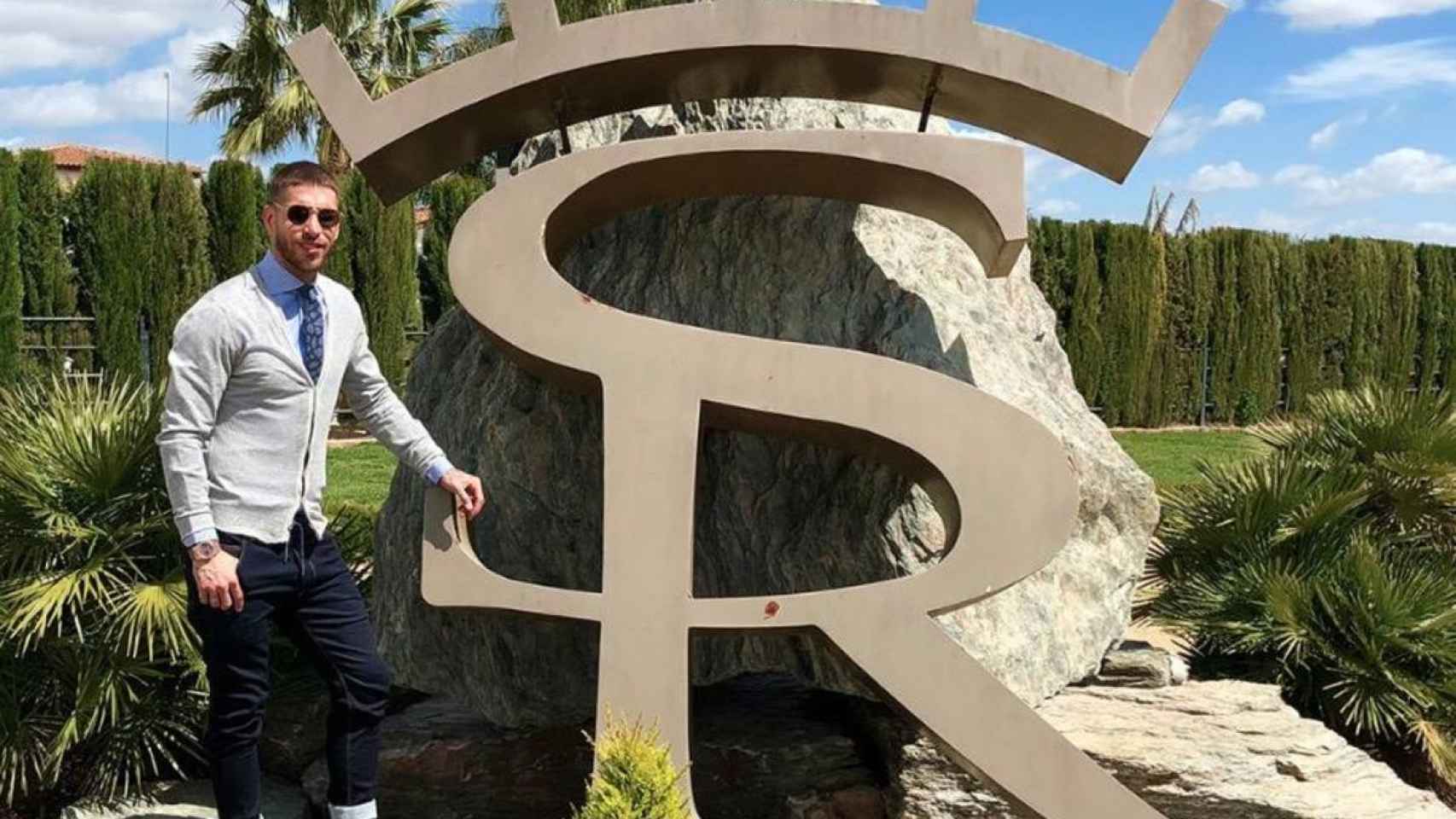 Sergio Ramos en su Finca de Sevilla