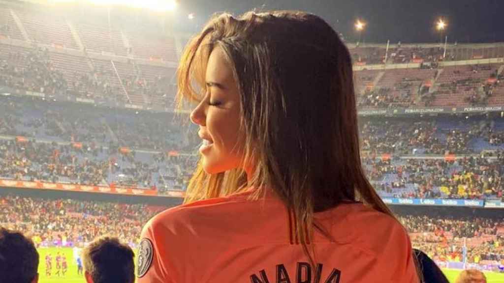 Nadia Avilés en el Camp Nou / INSTAGRAM