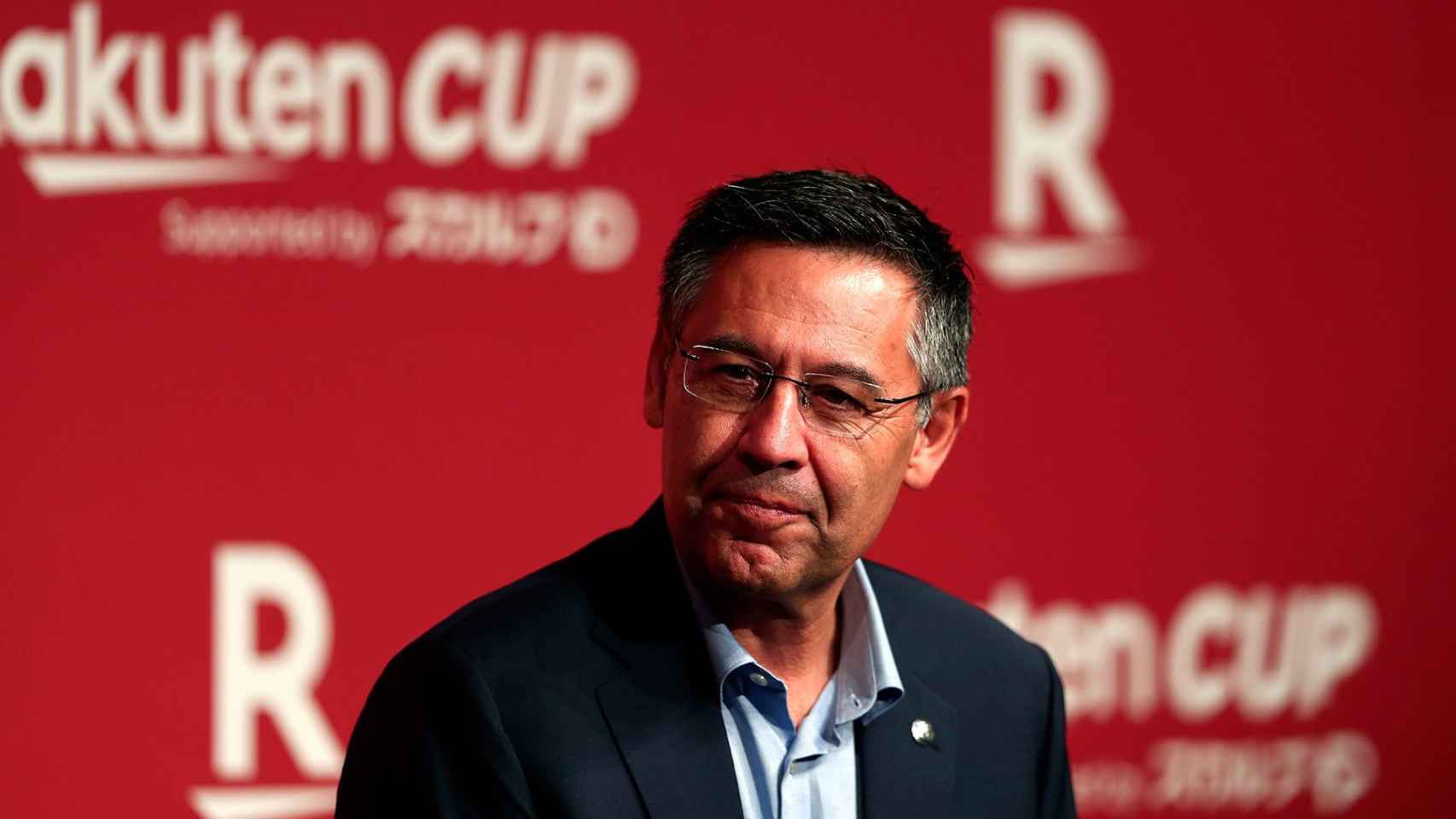 Bartomeu, durante la Rakuten Cup que se celebró el pasado verano con uno de los principales sponsors del club / EFE