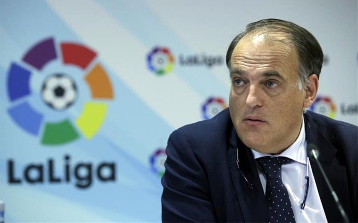 Imagen de archivo de Javier Tebas, dirigente de la Liga / EFE