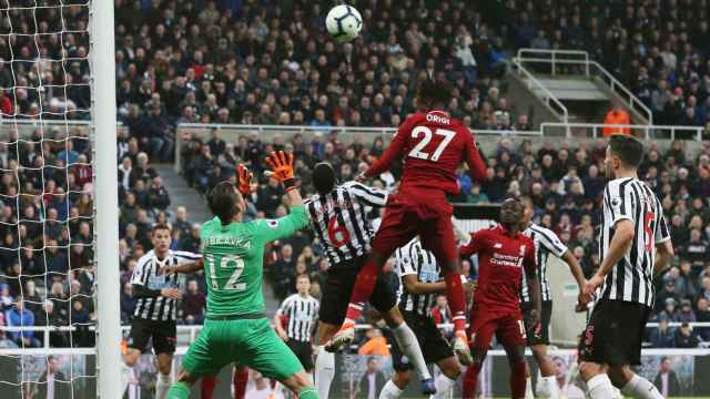 Divock Origi anotó el gol decisivo en el duelo del Liverpool frente al Newcastle / EFE