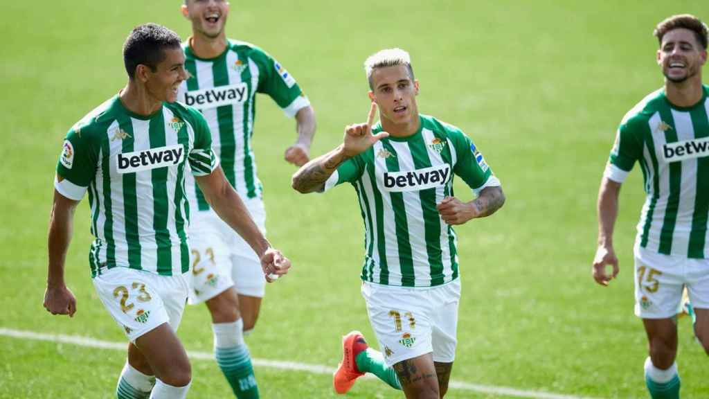 Cristian Tello celebrando un gol con el Real Betis / Redes