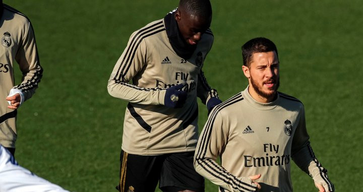 Hazard, en un entrenamiento con el Real Madrid | Real Madrid