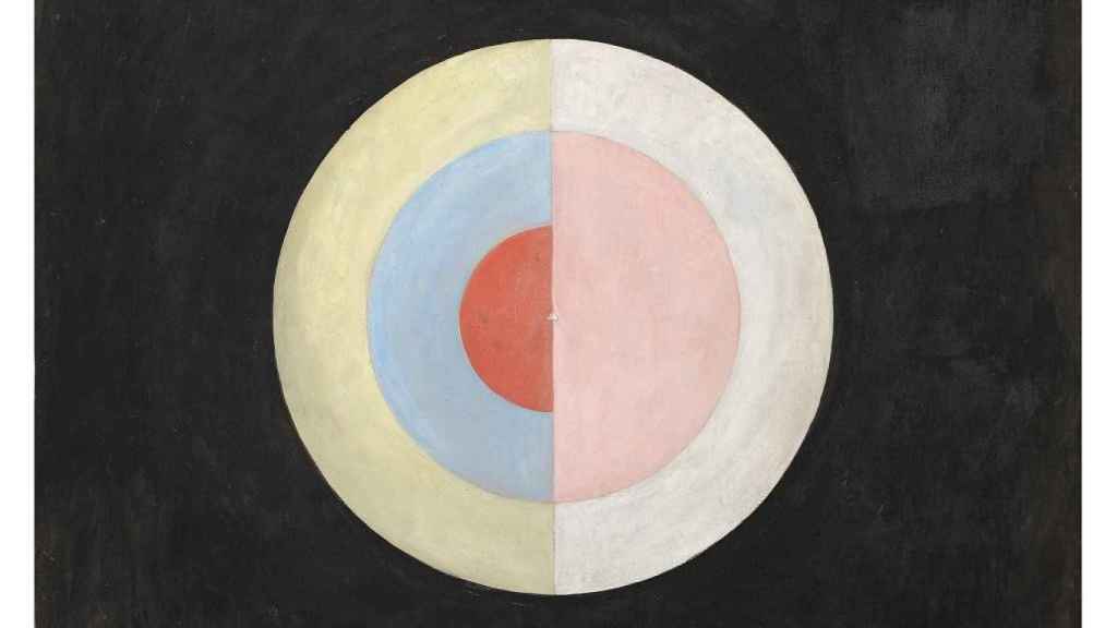 ‘El cisne, nº 16, Grupo IX/SUW’, de la artista sueca Hilma af Klint. HILMA AF KLINT, VEGAP, BILBAO 2021