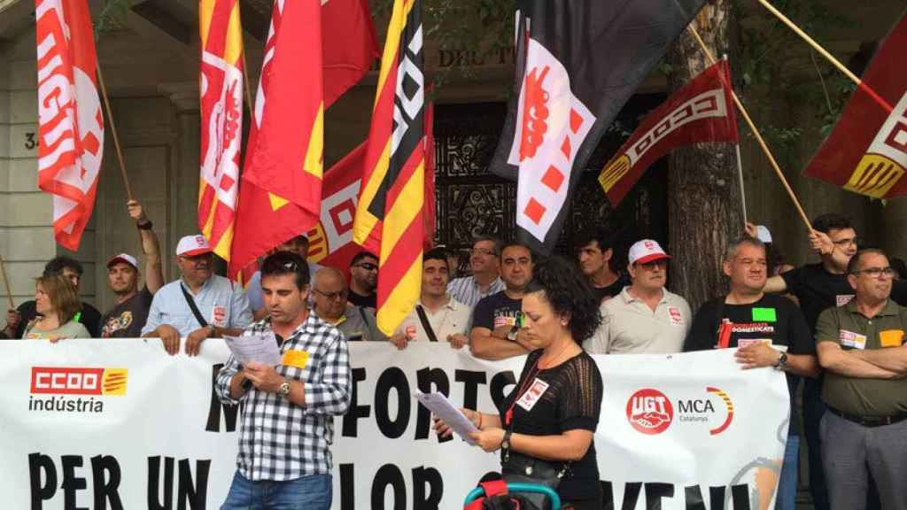 Los representantes sindicales también se pronunciarán sobre la independencia en un manifiesto / CG