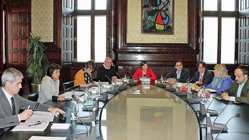 La Mesa del Parlament.