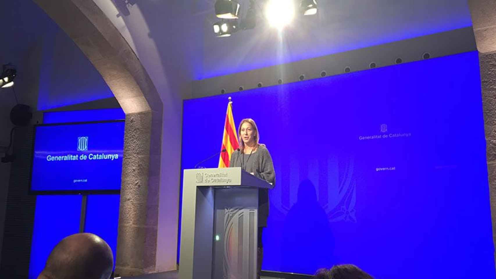 La consejera de Presidencia y portavoz del Govern, Neus Munté.