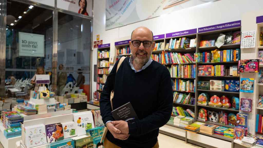 Jordi Basté, en la presentación del libro 'Barcelona Fantasma' / LUIS MIGUEL AÑÓN (CG)