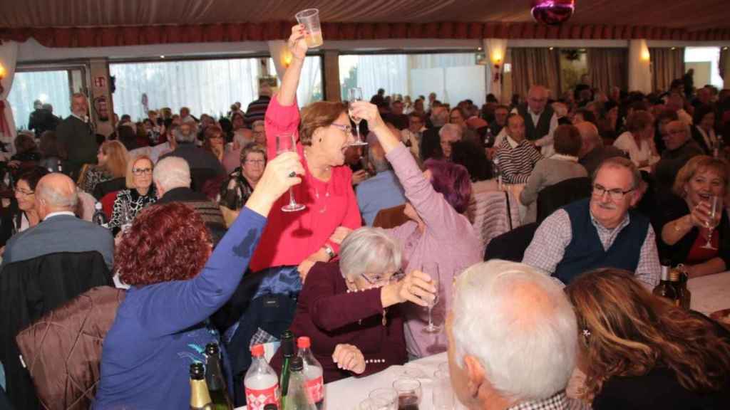 Un momento de la celebración de la comida de Navidad de la 'Gent Gran' de Marratxí / Europa Press