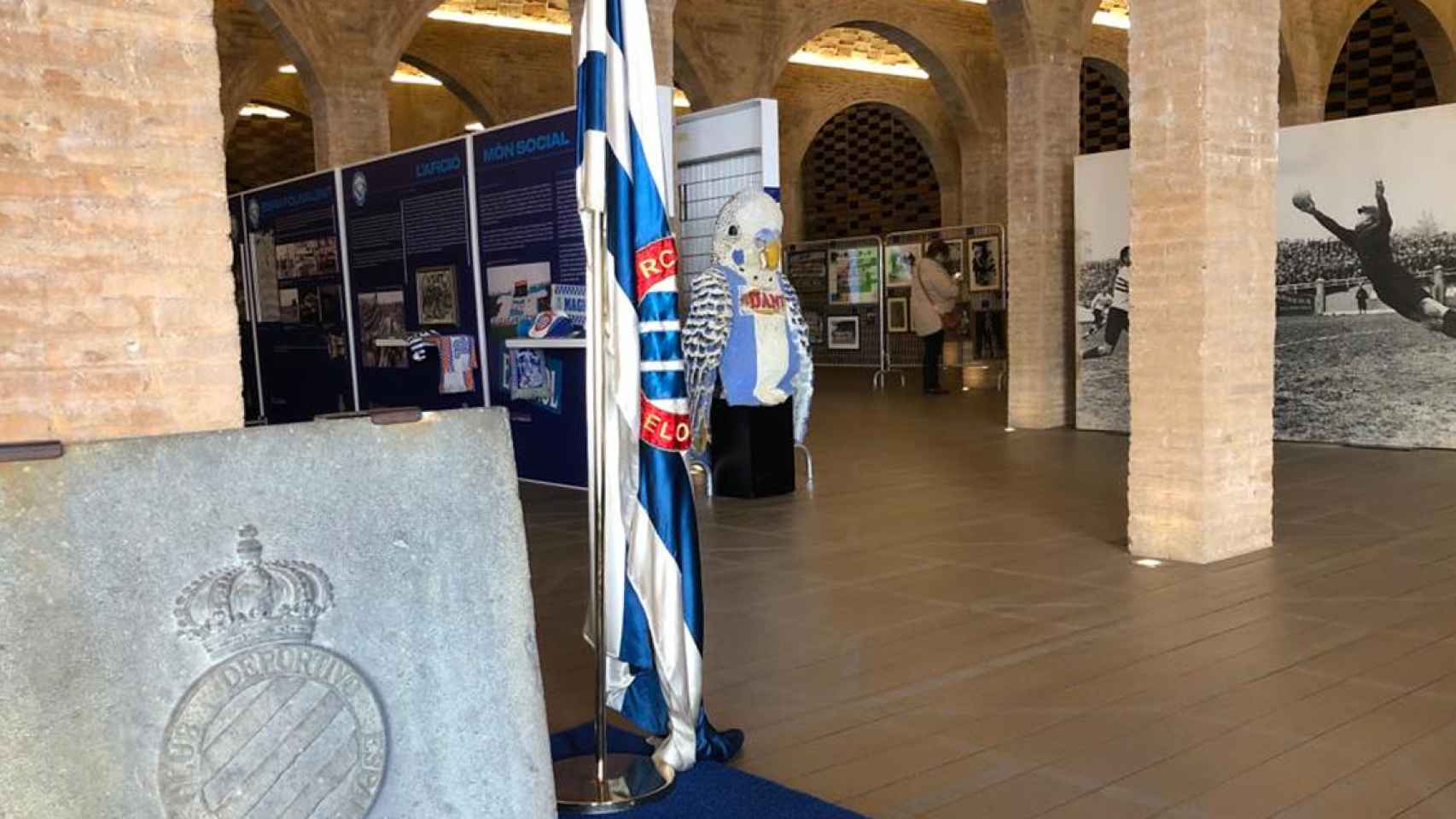 La exposición Estadi de Sarrià-100 anys / GERARD MATEO - CG