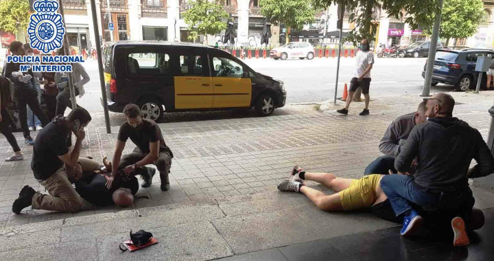 Detenidos en Barcelona por traficar con marihuana / POLICÍA NACIONAL