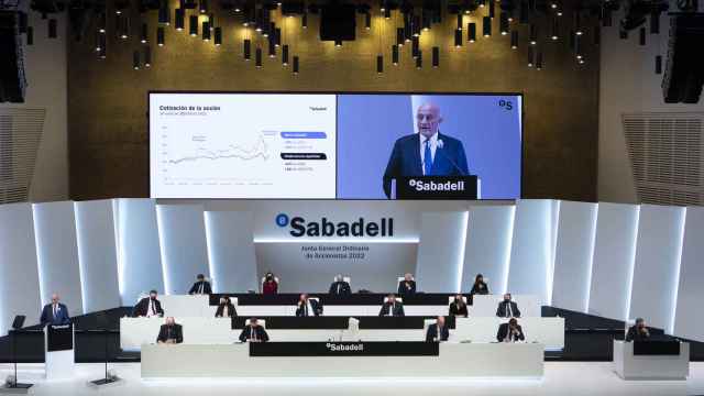 Imagen de la junta de accionistas de Banco Sabadell, celebrada en Alicante / BANCO SABADELL