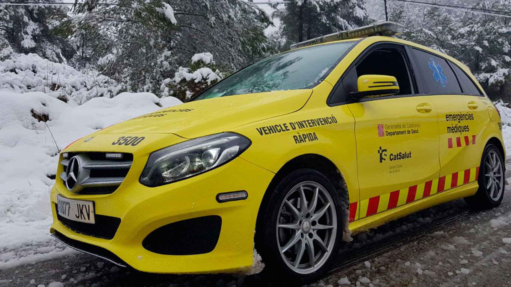 Imagen de un vehículo de intervención rápida (VIR) de Egara / Cedida