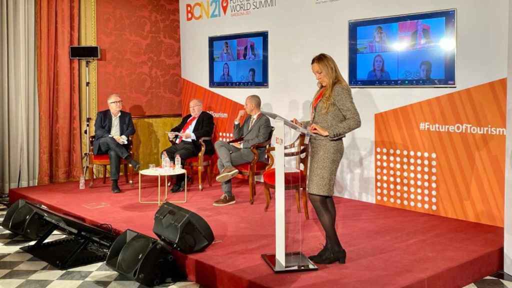 José Luis Bonet, presidente de la Cámara de Comercio de España, en el Future of Tourism World Summit / CG