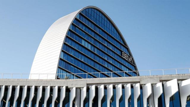 Sede del BBVA, que estima en 85.000 los empleos que se perderán en Cataluña por la crisis / EUROPA PRESS