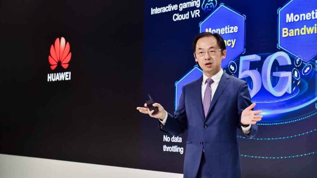 Ryan Ding, presidente de unidad de negocio de Carrier de Huawei, empresa china vetada por EEUU / EP