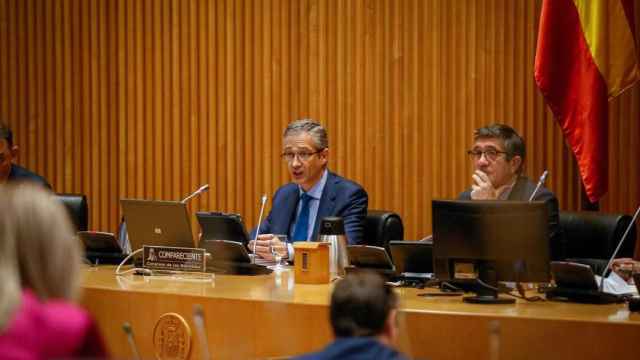 El gobernador del Banco de España, Pablo Hernández de Cos, en su comparecencia en la comisión de reconstrucción / EP