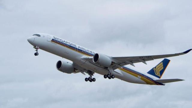 Imagen de un Airbus A350, con el que Singapore operará la ruta aérea desde Barcelona / CG