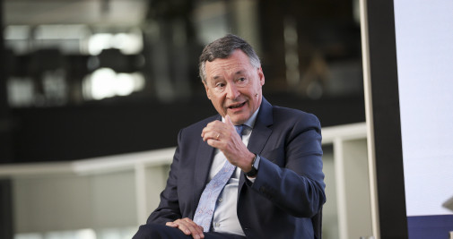 El director general de Agbar, Ángel Simón, en las jornadas 'DespertaBCN!' / GALA ESPÍN