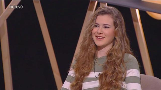 Marta Botet, la hija de Laura Borràs, en una captura de imagen en su programa de Betevé