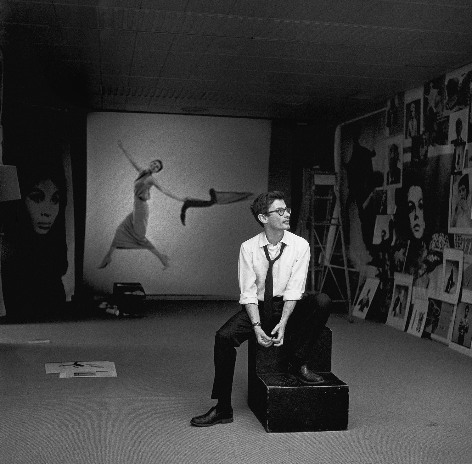 Primer retrato del ecónico fotógrafo neoyorquino tomado en 1965 / GIDEON LEWIN