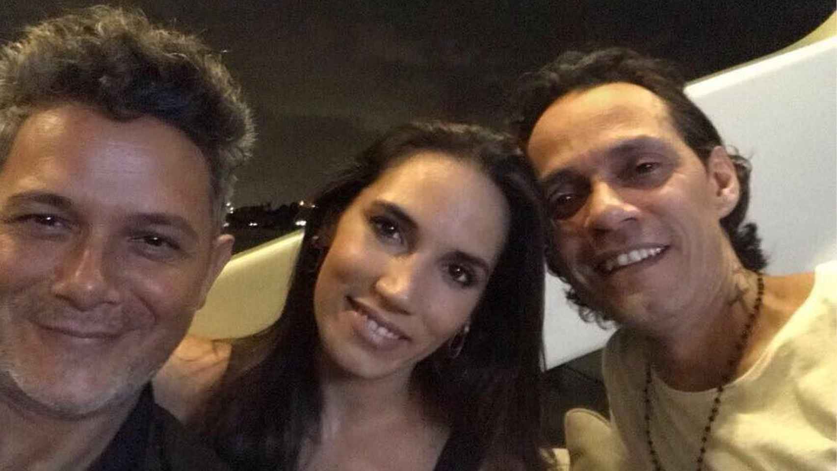 India Martínez, Marc Anthony y Alejandro Sanz / INSTAGRAM