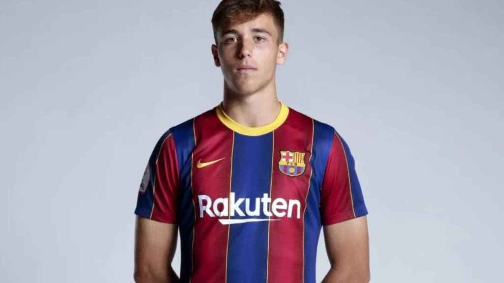 Nico González, jugador del Barça B / FCB