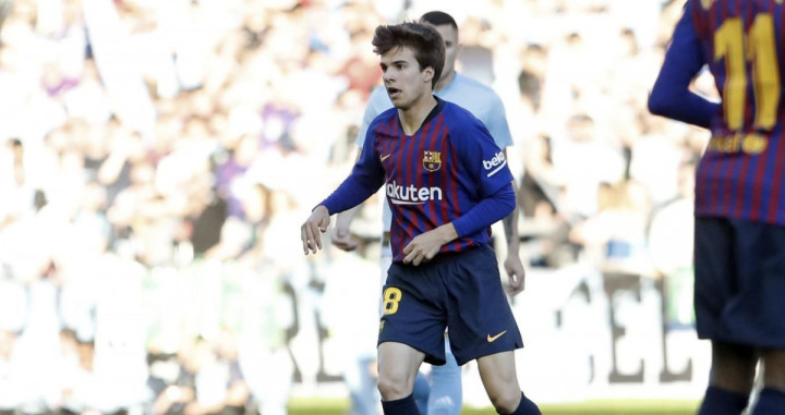 Una foto de Riqui Puig durante el partido ante el Celta de Vigo / FCB