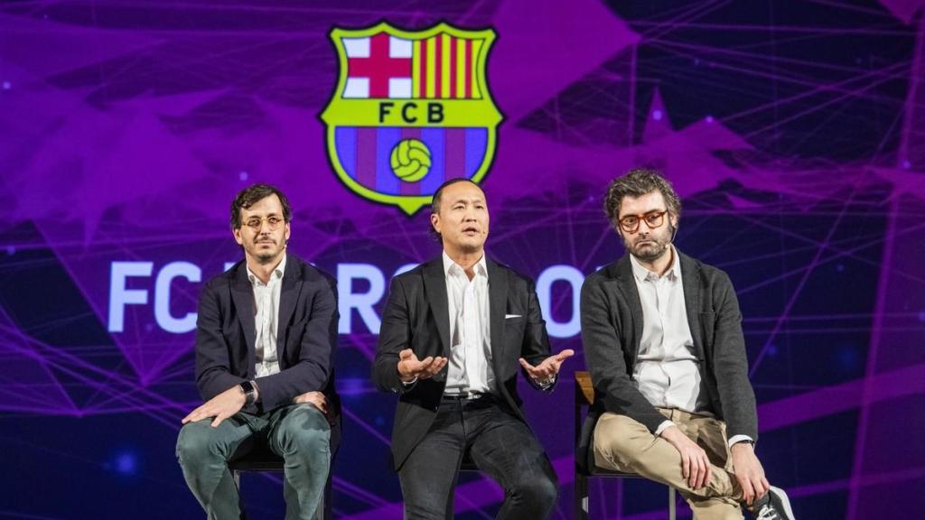 Guillem Graell, Dídac Lee y Enric Llopart presentan Barça Digital Vision / FCB