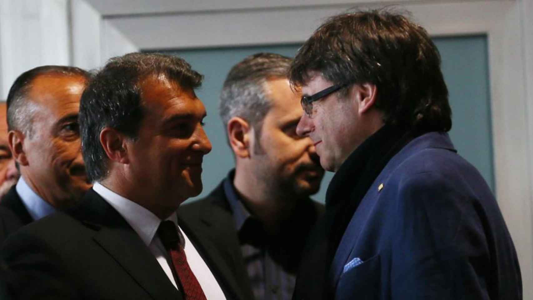 Imagen de archivo de Joan Laporta con Carles Puigdemont / Redes