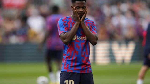 Ansu Fati, otra vez suplente contra el Elche / EFE