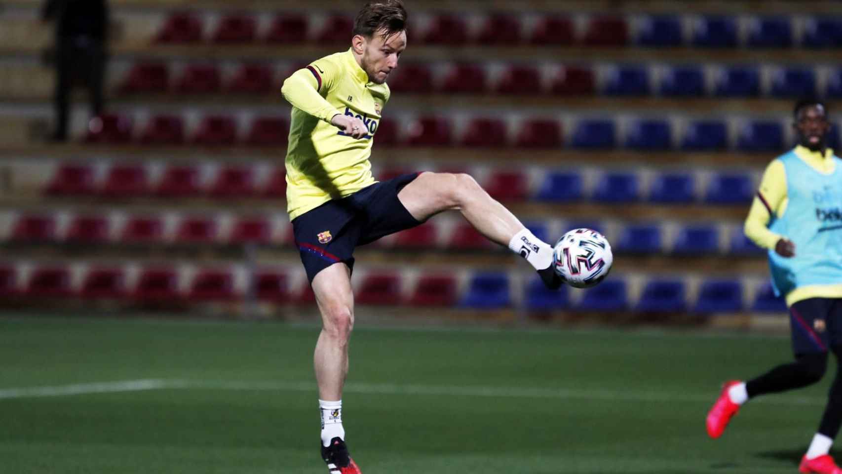 Ivan Rakitic en un entrenamiento del Barça / FC Barcelona